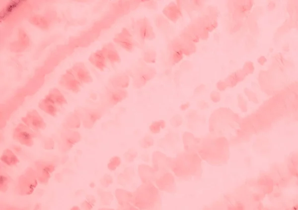 Отпечаток Блестящего Галстука Чернила Акварельные Обнажённый Грязный Фон Коралловая Акварель — стоковое фото