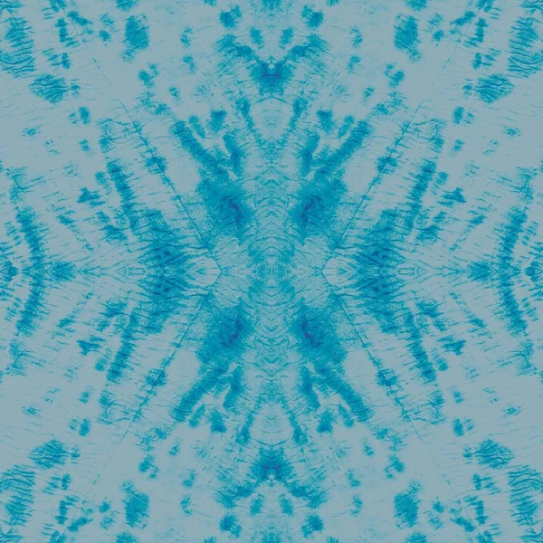 Ice Tie Dye Texture Padrão Aquamarino Frio Primavera Geométrica Azure — Fotografia de Stock