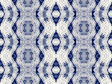 Mavi kravatlı, dikişsiz. Beyaz İndigo Fırça Boyası. İndigo Etnik Süsleme. İndigo Süslü Döşeme. Denim Boyalı Kirli Sanat. Donanma Boya Fırçası Sanatı. Mavi Fırçalı Tekstil. Denim Suluboya Yazdırma