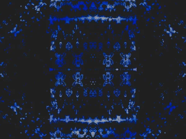 白色模糊的横幅 蓝色几何图形 Danim Frost染色肮脏的艺术 雪人抽象画笔 冷图形染色 冻结掠过的空间 黑色风格的纹理 夜间霜冻设计 — 图库照片