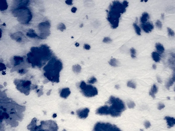 Indigo Artistic Tie Dye Oskärpa Smutsig Konst Effekt Cloud Akvarell — Stockfoto