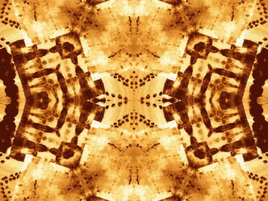 Ochre Pürüzsüz Zig Zag. Artistik kravat boyası. Kahverengi suluboya boya. Yakılmış Soyut Yazdırma. Eski Fırçalı Doku. Altın Grafik Boyalı. Güneşli Fırça Boyası. Kırsal Kirli Arkaplan.