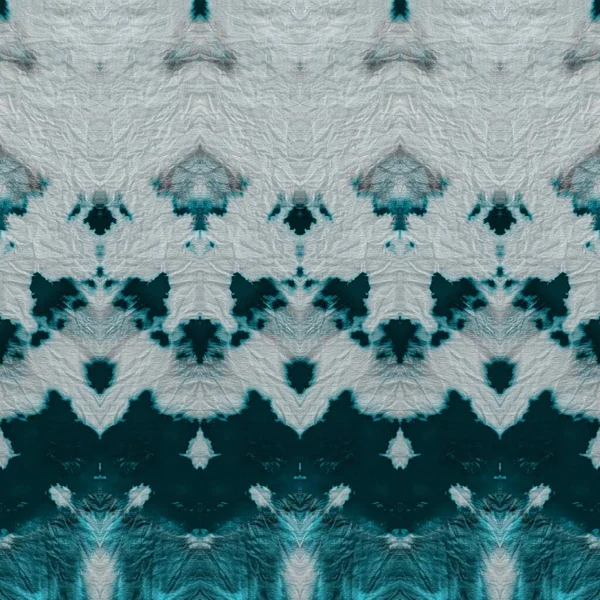 Gray Cyan Winter Tie Dye Ice Winter Zigzag Gray Abstract — Stock Photo, Image