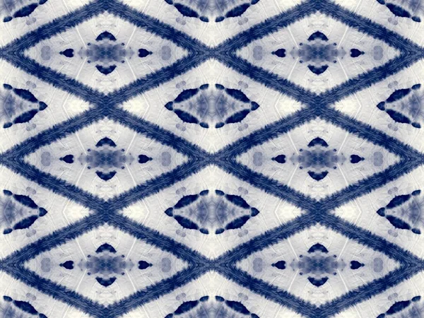 Indigo Tie Dye Pattern Ornement Ethnique Marine Denim Grunge Toile — Photo