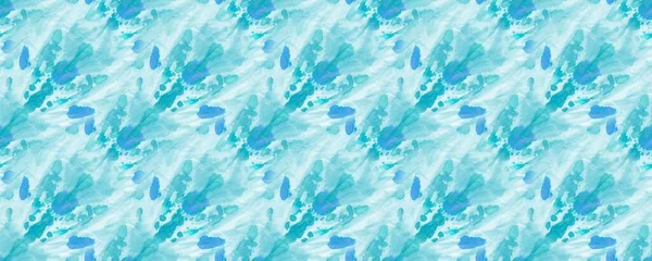 Blauwe Tie Dye Gerimpelde Splatter Roze Pastelstreep Naadloze Kunst Aqua — Stockfoto