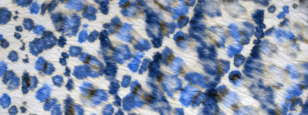 Γαλάζιο Γρανάζι Ιτιάς Πινέλο Νερομπογιάς Βρώμικος Αρτ Μπάνερ Διακοσμητική Aquarelle — Φωτογραφία Αρχείου