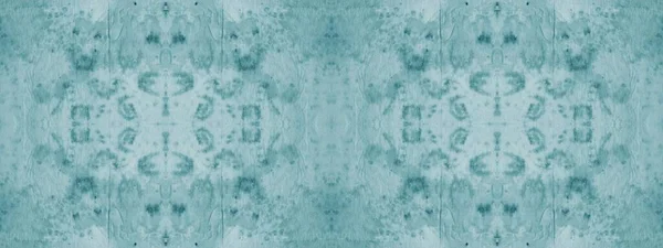 White Tie Dye Pattern Azure Ornamental Tile Light Effect Grunge — Stock Fotó