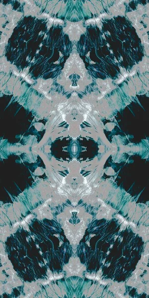Beyaz Etnik Kravat Boyası Kusursuz Buz Sancağı Gök Mavisi Gece — Stok fotoğraf
