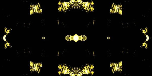 페이퍼 민족적 다이를 불태우자 스파클 우주를 배경으로 골드디딜 암흑오기 모티프 — 스톡 사진