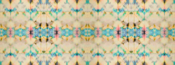 Кислотный Геометрический Орнамент Sunny Tie Dye Art Neon Abstrab Paint — стоковое фото