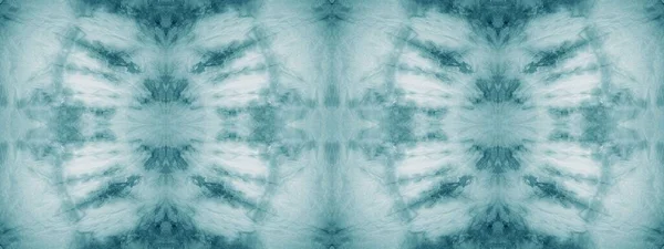 Μοτίβο Μπλε Γραβάτας Κυανή Γεωμετρική Ακίδα Αζούρ Βρώμικο Αρτ Μπάνερ — Φωτογραφία Αρχείου