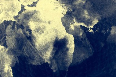 Cloud Tie Boya Sanatı. Aquarelle Boya Fırçası. Indigo Kirli Arkaplan. Görüntü suluboya baskısı. Renkli Grafik Boyalı. Fırçalanmış kağıt. Bulut Fırçalı Kağıt. Geleneksel Boyalı.