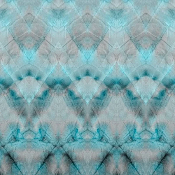 Kék Snow Tie Dye Művészet Mocskos Művészet Stílus Szürke Aquarelle — Stock Fotó