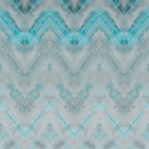 Gray Aqua Tie Dye Print Panji Seni Kotor Langit Aquarelle — Stok Foto