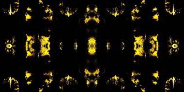 Bronz Fırçalı Doku. Yanık kravat boyası pankartı. Parlak Soyut Boya Fırçası. Alev pürüzlü sanat baskısı. Uzay Soyut Suluboya. Koyu Yağlı Kağıt. Gece Efekti Grunge. Altın Zigzag Motifi.