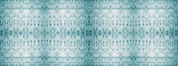 Blue Artistic Tie Dye White Brushed Silk Light Kaleidoscope Tile — Stock Fotó