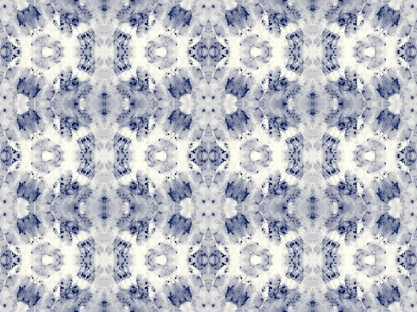 Denim Tie Dye Design Blå Traditionell Konst Denim Borstad Textur — Stockfoto
