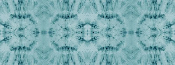 Niebieski Farbowany Tusz Śnieżny Sztandar Cyan Dirty Art Canva Cyan — Zdjęcie stockowe