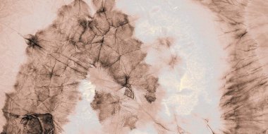 Retro kravat boyası baskısı. Suluboya boya. Parlak Kirli Sanat Tarzı. Kahverengi Kova Fırçası. Kahverengi Grafik Boyalı. Fırçalanmış kağıt. Argent Fırçalanmış İpek. Graffiti Grunge..