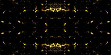 Sarı Fırça Boyası. Cehennem Boyası Sanatı. Güneşli Suluboya Yazdırma. Isı Grafik Boyalı. Karanlık Soyut Suluboya. Gece yağı kağıdı. Kara Kirli Sanat Kanvası. Altın Kaleydoskop Döşemesi.