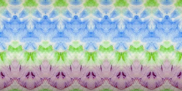Xmas Blue Died Art Pattern クールな色のジグザグ グレーアブストラクトプリント 水カラフルな落書き 灰色の油インクの境界線 緑のパステルインク — ストック写真