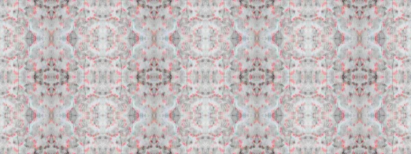 Gray Brushed Material Red Repeating Motif White Dyed Dirty Art — стоковое фото