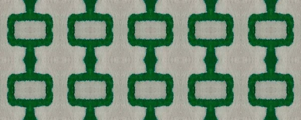 Break Geo Aquarell Blatt Ethnische Tapete Grünes Geometrisches Muster Geometrischer — Stockfoto
