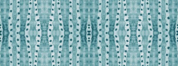 Cyan Creative Tie Dye Azure Ornamental Tile Blue Grungy Effect — Stock Photo, Image