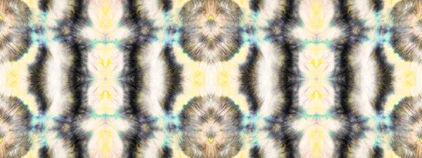 Gray Seamless Zig Zag White Tie Dye Pattern Blue Abstract — стокове фото