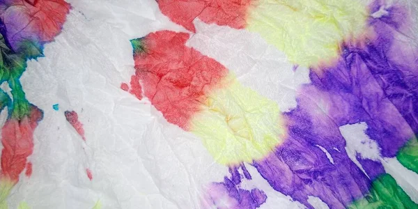 Gris Tie Dye Print Splash Aquarelle Paintbrush Blanco Moderno Teñido — Foto de Stock