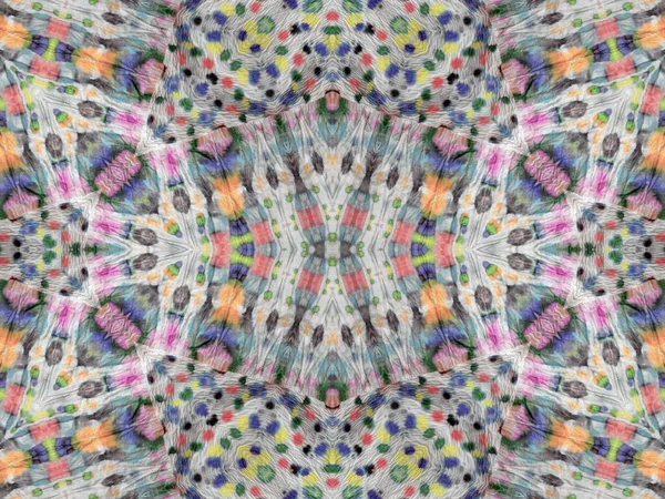 Water Herhalend Patroon Tribal Creative Tie Dye Vuile Kunst Canva — Stockfoto