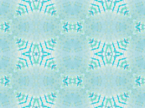 Pink Ikat Effect Aqua Repeating Pattern Blue Pink Brushed Texture — Stock Photo, Image