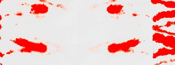 血の芸術家タイ 水彩画 ダーティアート絵画 ホワイトアクエラレペイント 死の伝統的死 ブラシ付きのテクスチャ 血は絹を磨いた Graffitity Grunge — ストック写真