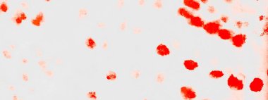 Kırmızı kravat boyama sanatı. Kova boyası. Sanatsal Kirli Kanva. Beyaz suluboya boya. Tıbbi Grafik Boyalı. Fırçalanmış malzeme. Beyaz Yağlı Fırça. Geleneksel Cadılar Bayramı Boyalı.