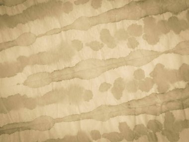 Bej el yapımı eski parşömen. Yeşil suluboya fırça. Altın Soluk Sanat Sanatçısı. Krep Sanatçısı Kağıt Yapısı. Ilık Fildişi Parşömeni. Kahverengi Koyu Bej Vignette Banner. Sıcak Retro Parşömeni.