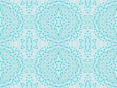 Yeşil Ikat Etkisi. Aqua Geometrical Tile. Mavi Asit Fırçalanmış İpek. Su Tertemiz Şablon. Aqua Yağ Fırçası. Gül Fırçalı Doku. Mavi Sanatsal Kravat Boyası. Boho Kova Boyası
