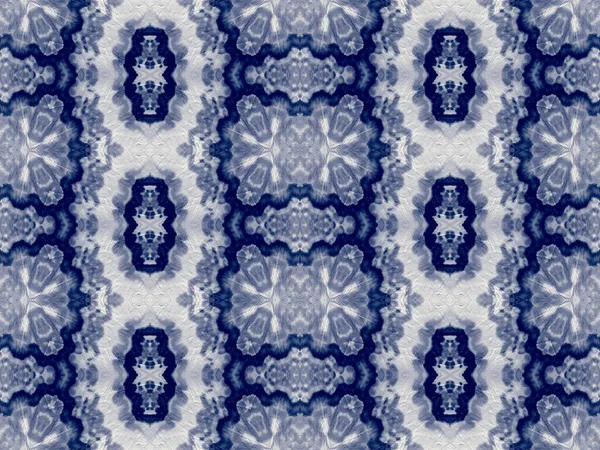 Denim Tie Boyası Tasarımı Gökyüzü Zigzag Motifi Mavi Kirli Sanat — Stok fotoğraf