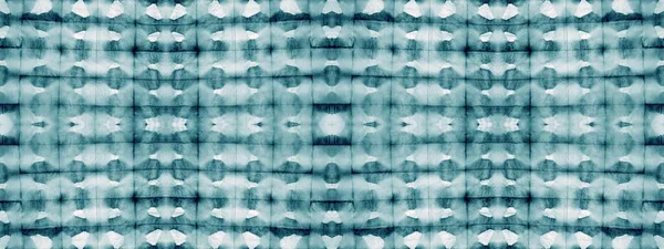 Σχέδιο Azure Tie Dye Cyan Βουρτσισμένο Μετάξι Φωτεινό Διακοσμητικό Πλακίδιο — Φωτογραφία Αρχείου