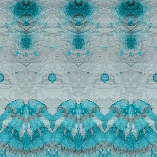 Gray Blue Dyed Art Batik Ice Dirty Winter Art Azure — Foto Stock