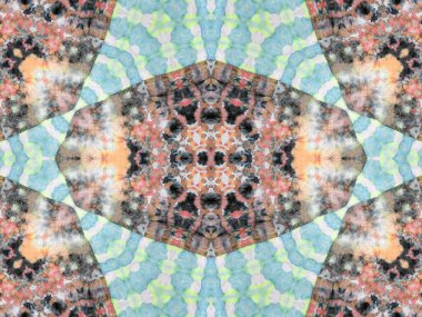 Dağınık Kusursuz Zigzag. Süslü kravat boyası tasarımı. Kirli Sanat Kanvası. Buruşmuş Kova dokusu. Afrika Modern Grunge. Fırçalanmış kağıt. Kumaş Fırçası İpek. Pastel Geometrik Tekrarla.