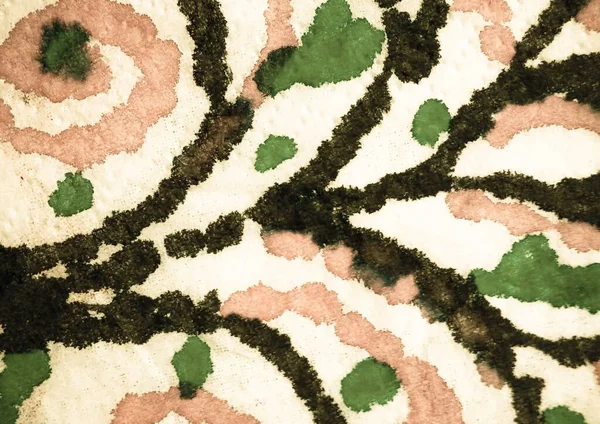 Sarı kravat boyama sanatı. Suluboya mürekkep. Sanatsal Kirli Kanva. Bej Kova Fırçası. Kaba Graffiti Grunge. Fırçalanmış İpek. Eski Petrol Fırçası. Yeşil Modern Boyalı.