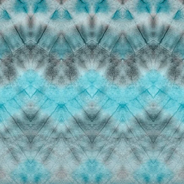 Gray Blue Tie Dye Batik Ice Dyed Dirty Art Blue — Foto Stock