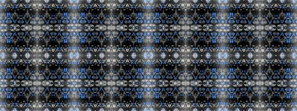 Blue Washed Tie Dye Azure Paintbrush Art Dark Brushed Material — Stockfoto