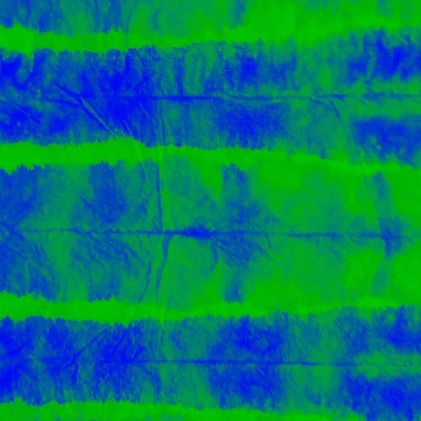 Sea Tie Dye Art Aquarell Pinsel Schmutziger Hintergrund Blauer Aquarellpinsel — Stockfoto