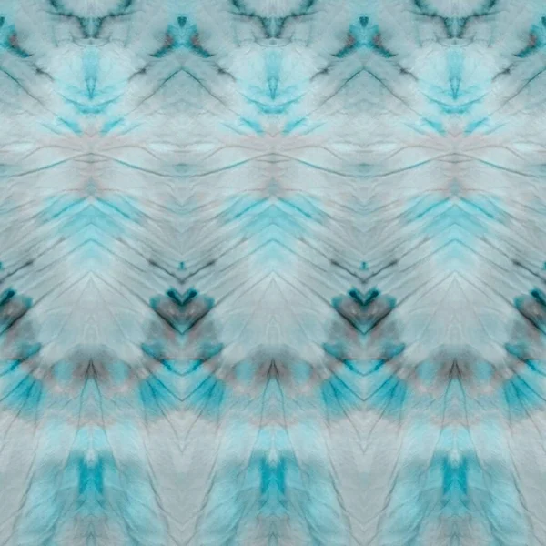 Niebieska Aqua Nature Tie Barwnik Ice Dirty Art Canva Szara — Zdjęcie stockowe