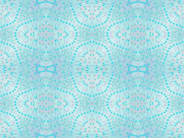 Blue Boho Brushed Silk Soft Repeating Boho Grüne Ikat Canva — Stockfoto