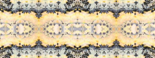 灰色の民族のシームレスな ホワイト ウォッシュ ダークアブストラクトスタイル カラーグラフィティアート 青いブラシの繊維 ブラックブラシペイント 酸幾何学的タイル 夏ダーティアートスタイル — ストック写真