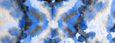 Mavi Yaratıcı Kravat Boyası. Suluboya boya fırçası. Sanatsal Kirli Kanva. Geleneksel Suluboya Yazdırma. Dekoratif Geleneksel Boyalı. Fırçalanmış İpek. Mavi Fırçalı İpek. Graffiti Biçimi.