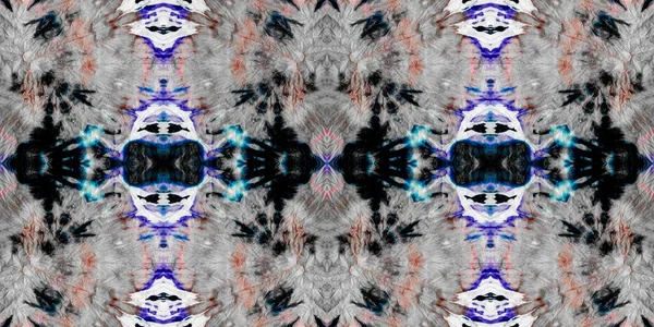 Gray Tie Dye Pattern Dark Ornamental Tile Pink Effect Grunge — Stock Photo, Image