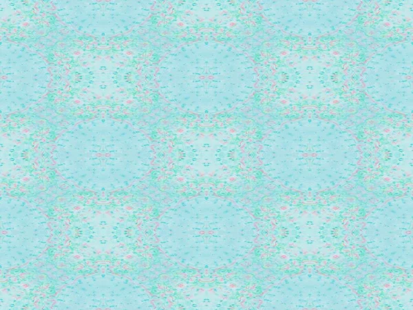 Aqua Dirty Art Canva Roze Naadloze Zigzag Azure Cyaan Geborsteld — Stockfoto